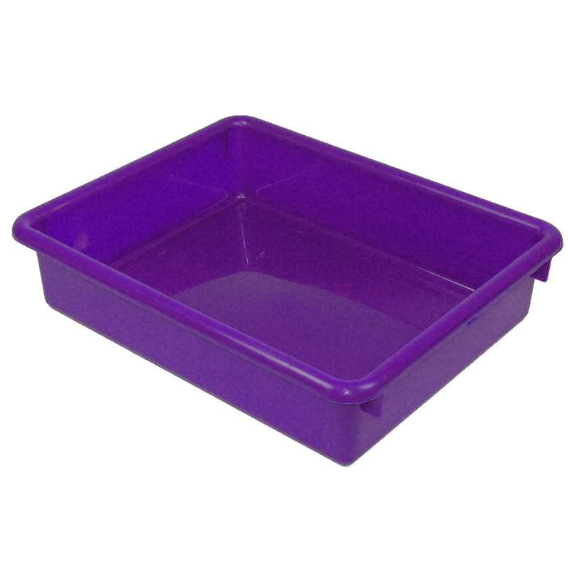 3 in. Purple Stowaway Letter Tray - 3 Each