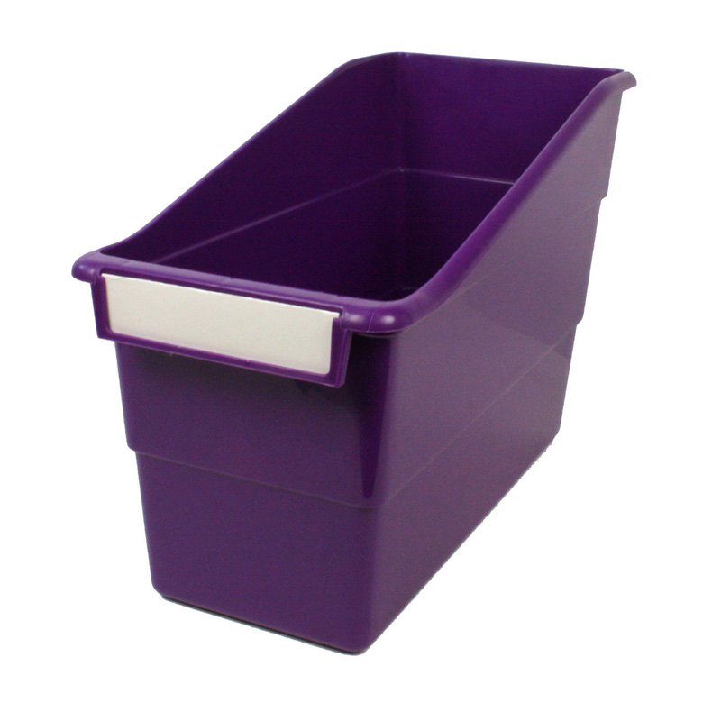 Picture of Romanoff Products ROM77206-6 Romanoff Purple Shelf File with Labele Holder Standard - 6 Each