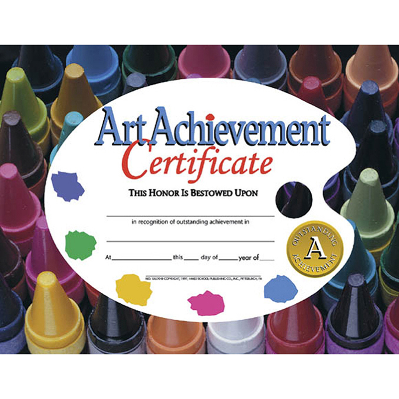 Picture of Flipside H-VA570-3 Hayes Certificates Art Achievement&#44; 8.5 x 11 in. - 30 Per Pack - Pack of 3