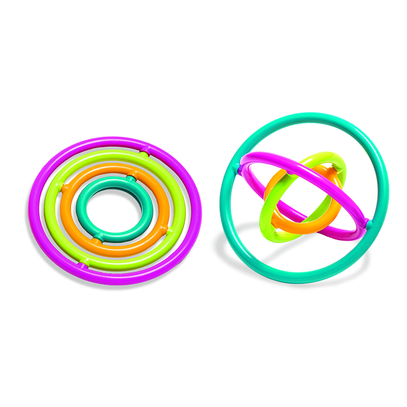 Gyrobi Plastic Ring Fidget Toy - 6 Each