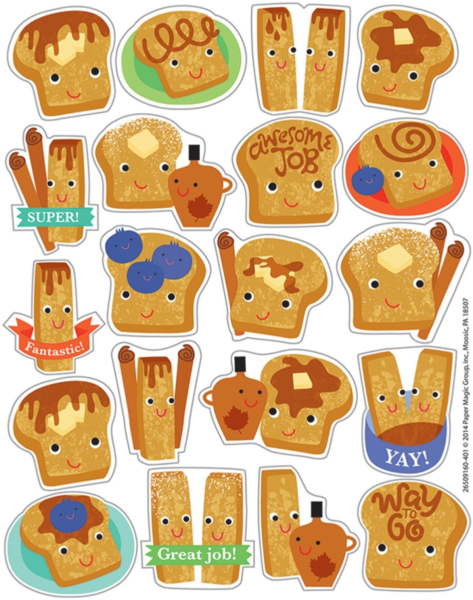 Picture of Eureka EU-650916-6 Cinnamon Scented Stickers - Pack of 6