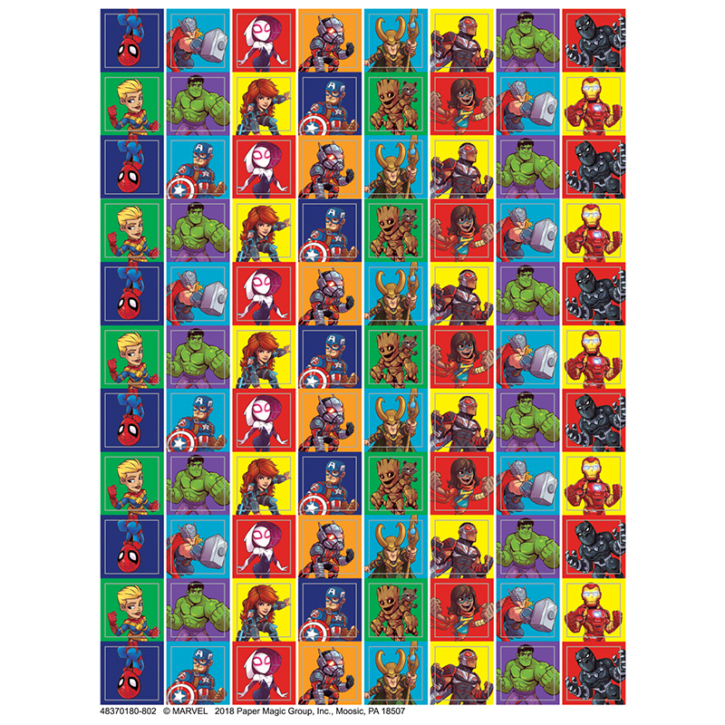 Picture of Eureka EU-621006-12 Marvel Super Hero Adventure 88up Stickers Mini - Pack of 12