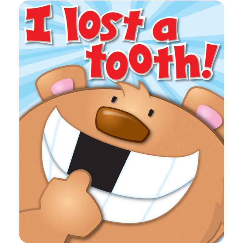 Picture of Carson Dellosa CD-168054-12 I Lost A Tooth Stickers - Pack of 12