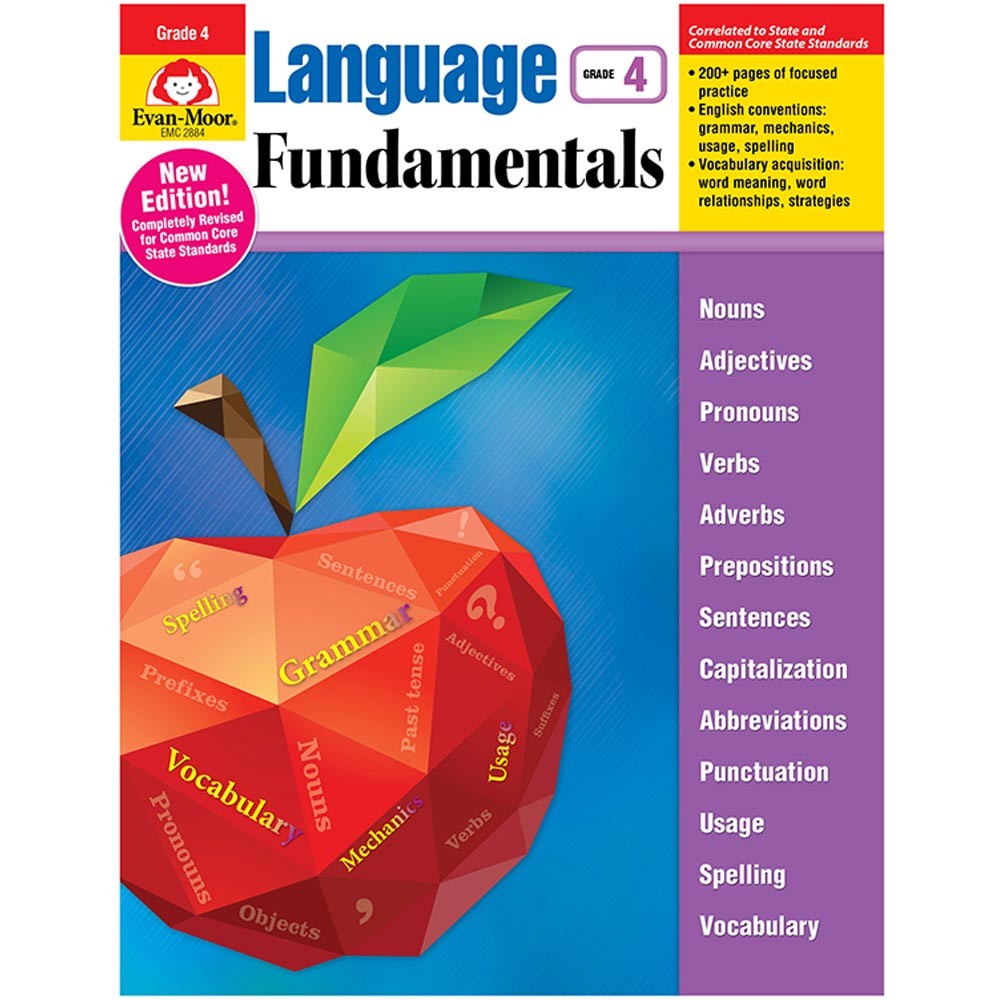 EMC2884 Language Fundamentals Grade 4 Common Core Edition Books