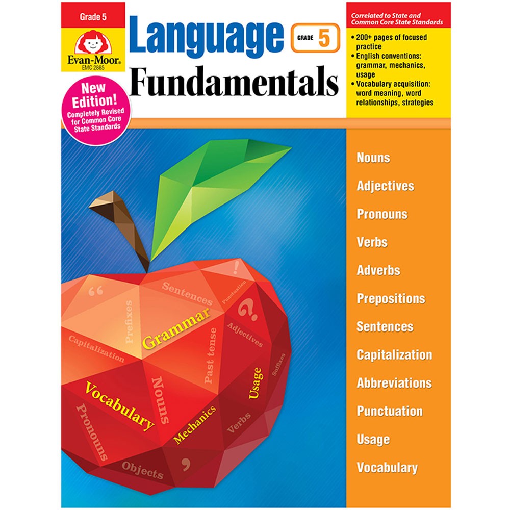EMC2885 Language Fundamentals Grade 5 Common Core Edition Book