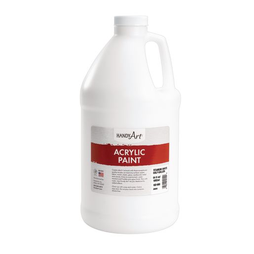 Handy Art  Acrylic Paint Half Gallon Titan, White