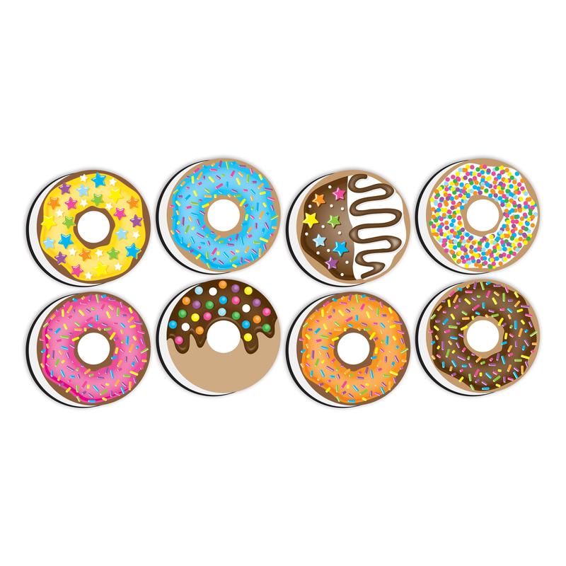 Picture of Ashley Productions ASH78009-2 Mini Whiteboard Erasers Donutfetti Non Magnetic - 2 Each