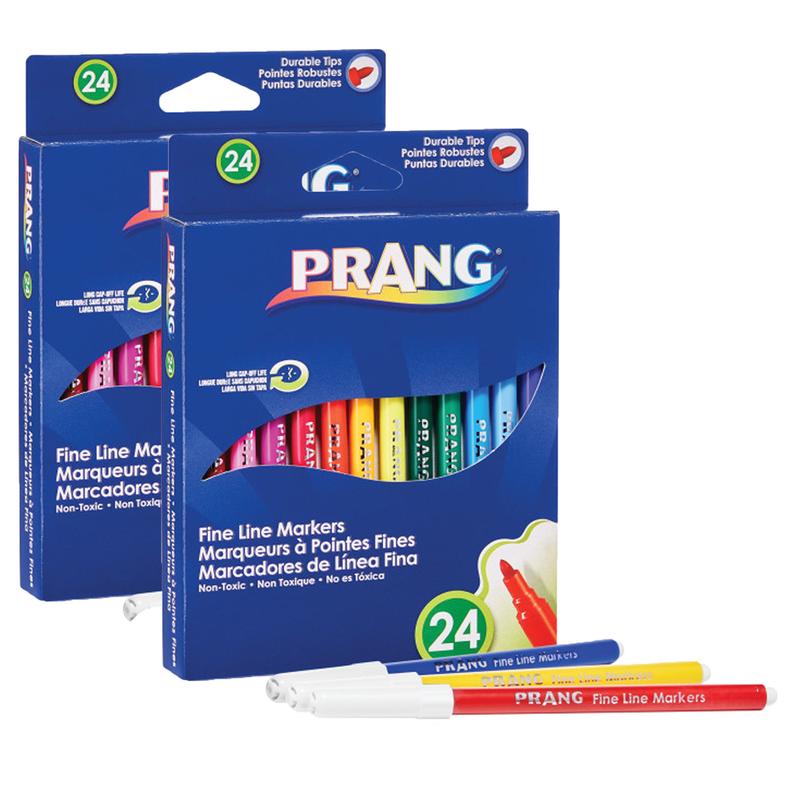 Classic Art Markers Fine Line - Pack of 24 - 2 per Pack