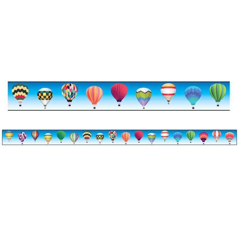 Picture of Charles Leonard CHL28110-2 Hot Air Balln Theme Magnetic Border - 2 per Pack