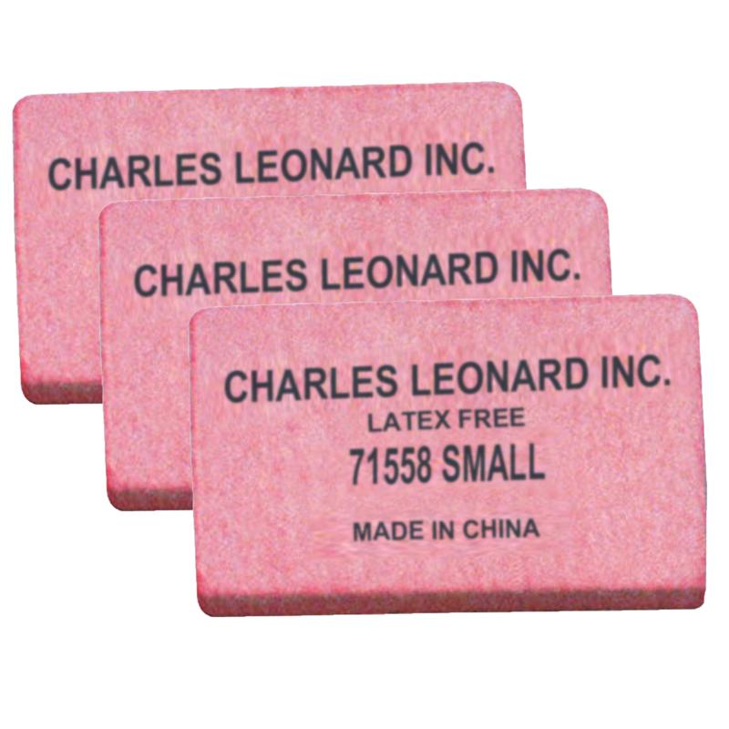Picture of Charles Leonard CHL71558-3 Pencil Eraser&#44; Small - Box of 80 - 3 per Box