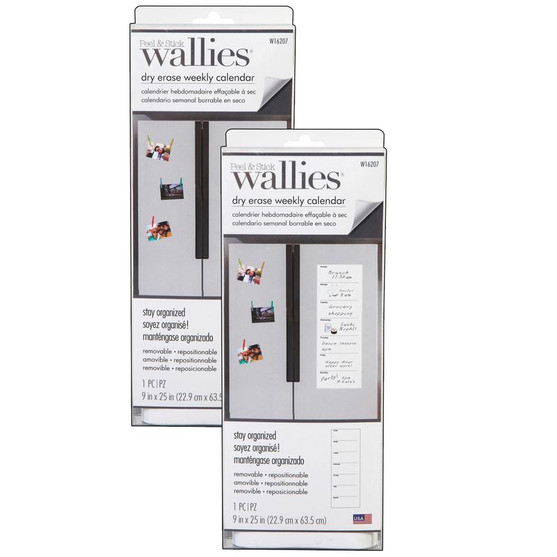 Picture of The Mccall Pattern WLE16207-2 Weekly Calendar Wallies Dry Erase - 2 per Pack