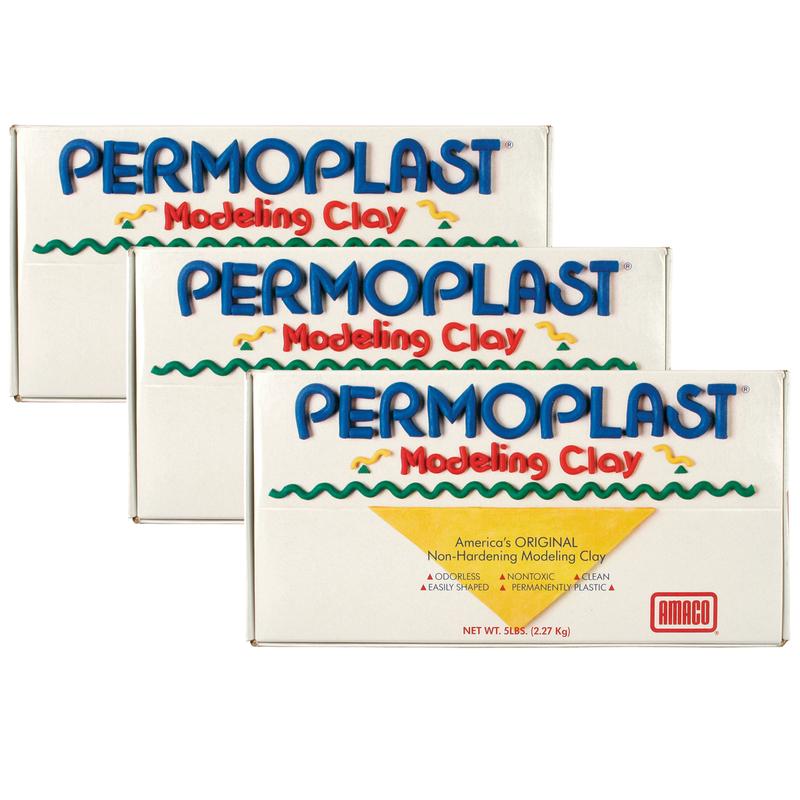 Picture of American Art Clay AMA90058J-3 1 lbs Permoplast Clay Cream Non Hardening - 3 Each