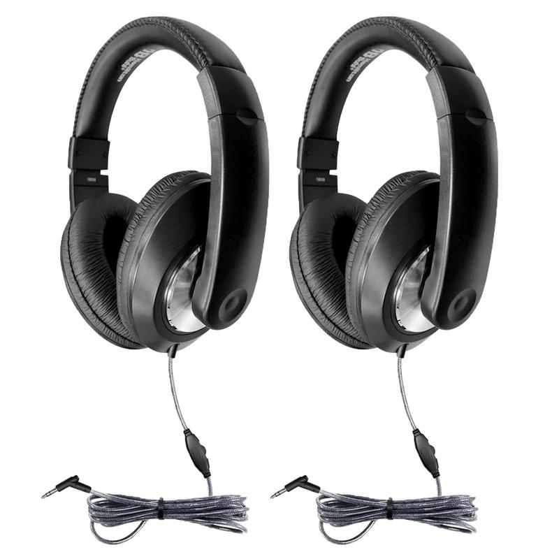 Picture of Hamilton Electronics Vcom HECST1BK-2 Headphone with In Line Volume Control - 2 Each