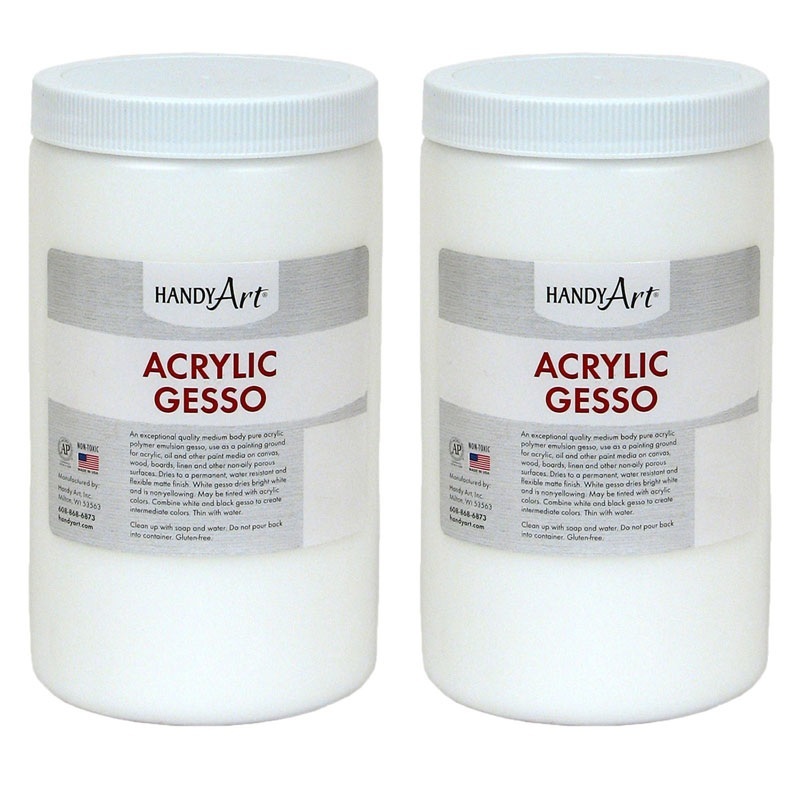 Handy Art  32 oz Handy Art Acrylic Gesso - 2 Each