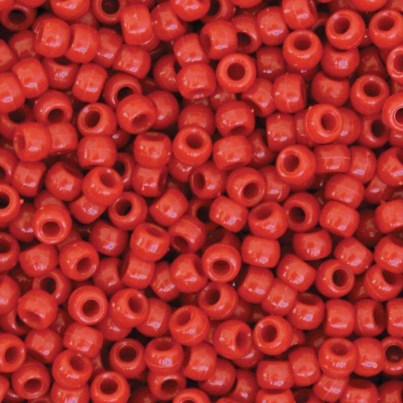 Picture of Dixon Ticonderoga PACAC355206-3 Pony Beads&#44; Red - 1000 Piece - 3 per Pack