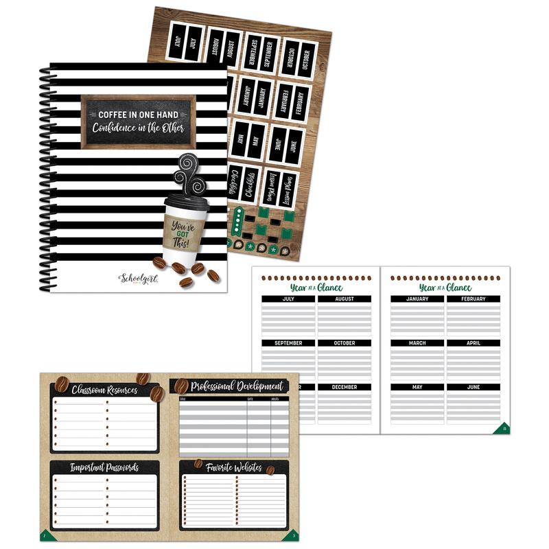 Picture of Carson Dellosa CD-105026 Industrial Cafe Teacher Planner