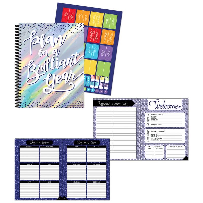 Picture of Carson Dellosa CD-105027 Plan On Brilliant Year Teachr Planner Sparkle & Shine