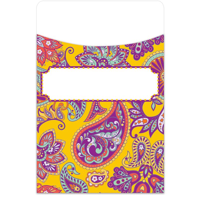 Picture of Eureka EU-866434 Positively Paisley Library Pockets