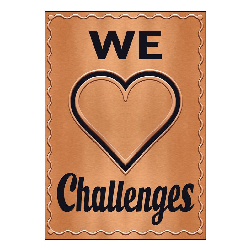 Picture of Trend Enterprises T-A67097 We Heart Challenges Poster