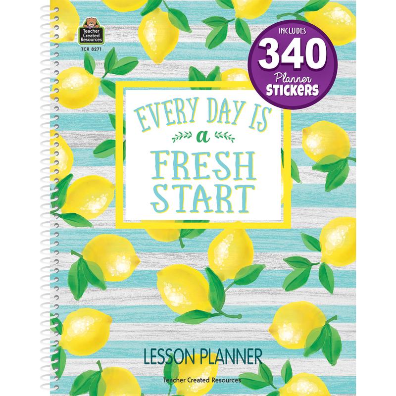Picture of Teacher Created Resources TCR8271 Lemon Zest Lesson Planner
