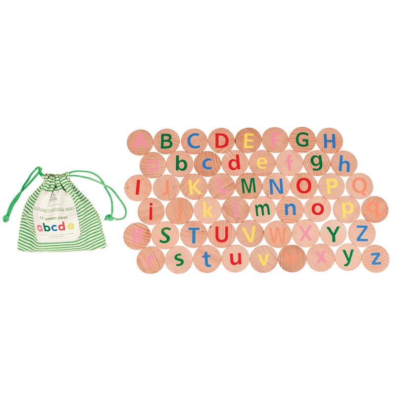 Alphabet Matching Pairs Memory Game