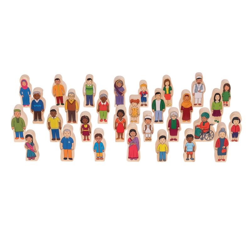 Village Families 3 to 2.3 in.