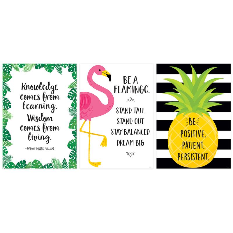 Picture of Creative Teaching Press CTP10271 Palm Paradise Inspire U 3 Poster Pack