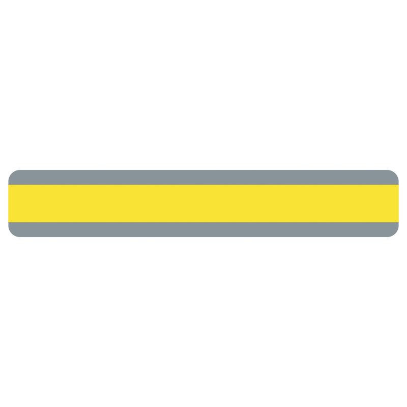 Picture of Ashley Productions ASH10862 Sentence Reading Guide Strip&#44; Yellow