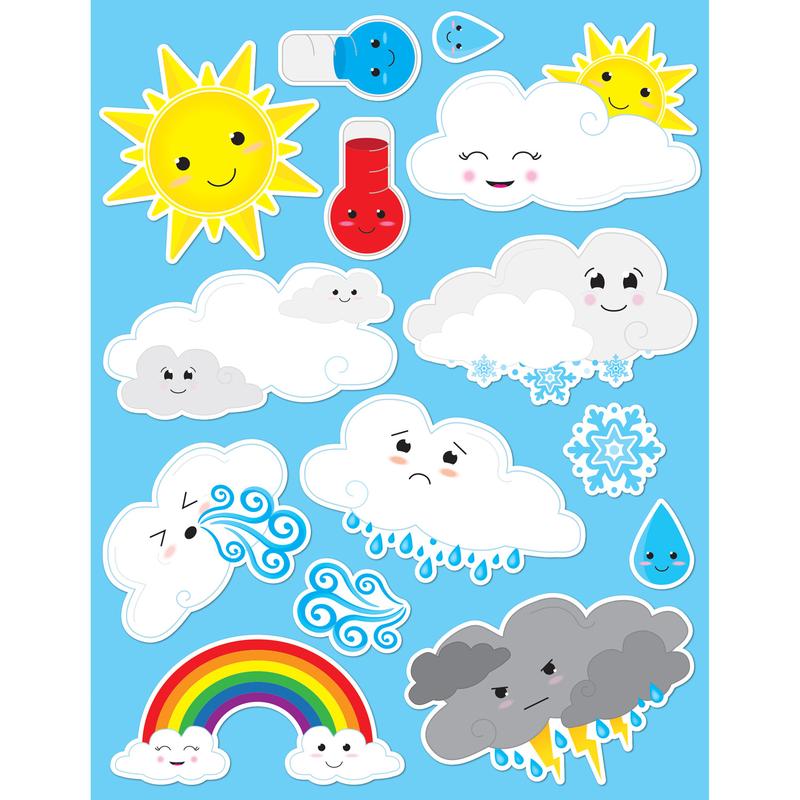 Picture of Ashley Productions ASH19010 Die Cut Magnets Cute Weather