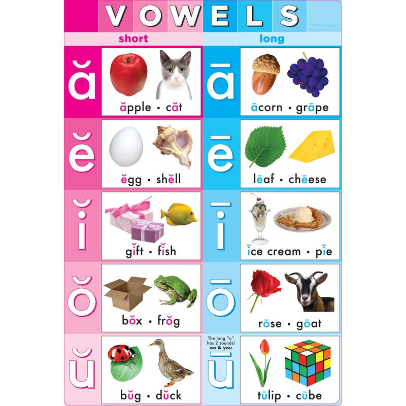 Picture of Ashley Productions ASH91094 Vowels Smart Poly Chart
