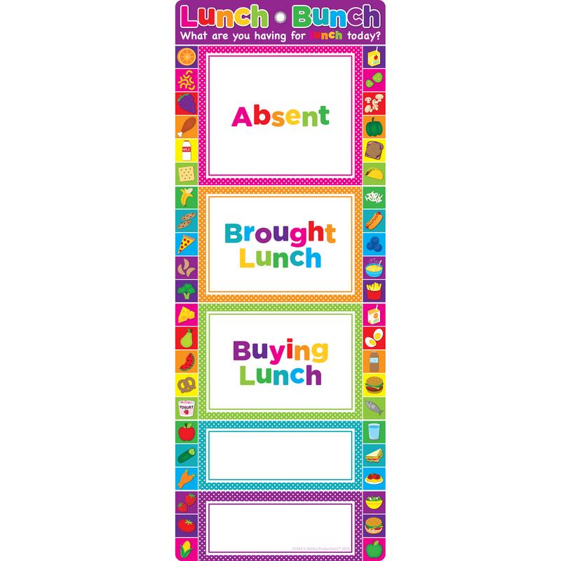 Picture of Ashley Productions ASH91954 Lunch Bunch Smart Poly Clip Chart
