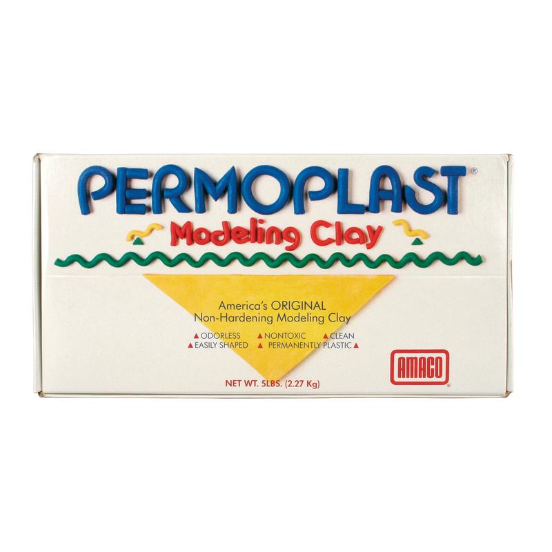 Picture of American Art Clay AMA90054E Permoplast Non Hardening Clay&#44; Green