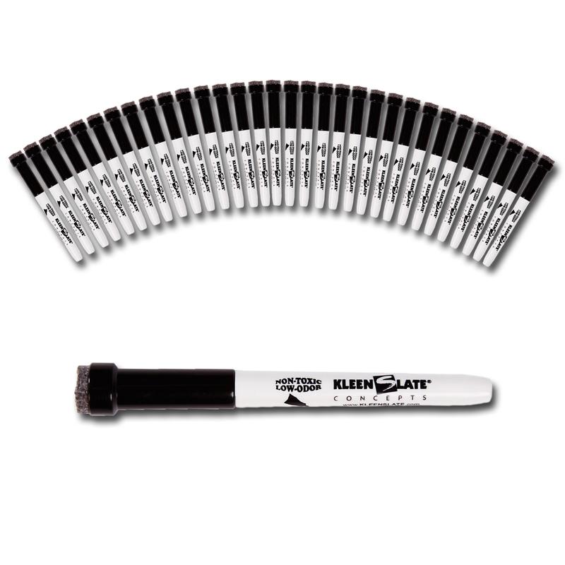 Small Black Dry Erase Markers - Pack of 36