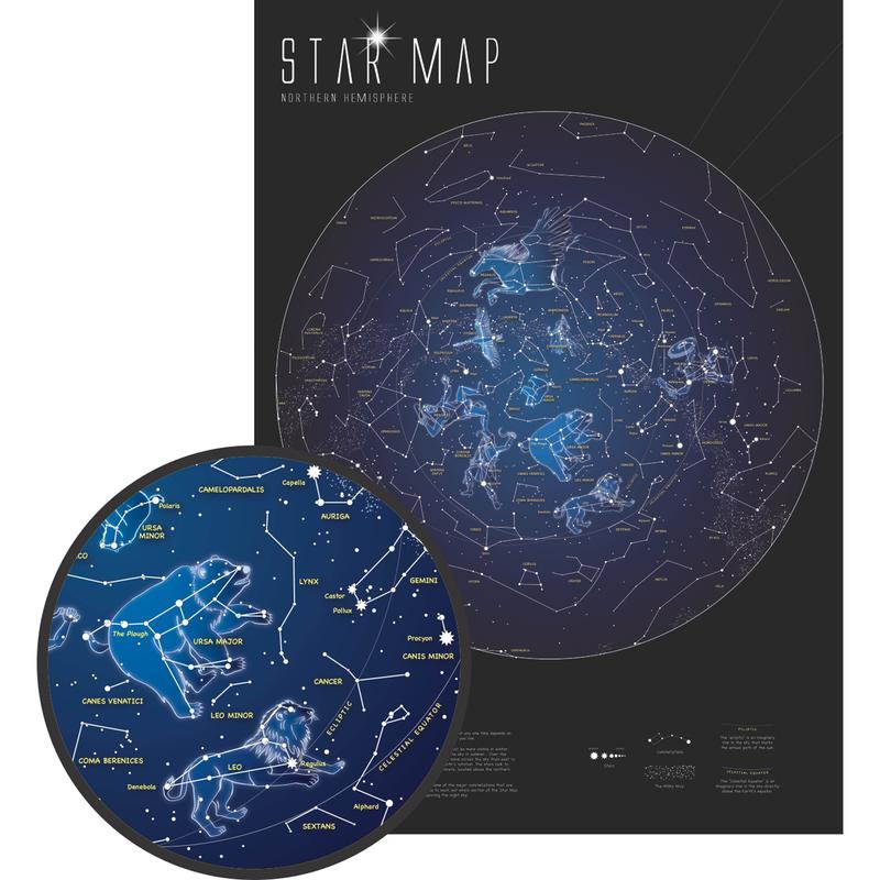 Picture of Waypoint Geographic RWPMI03 Glow In The Dark Star Map