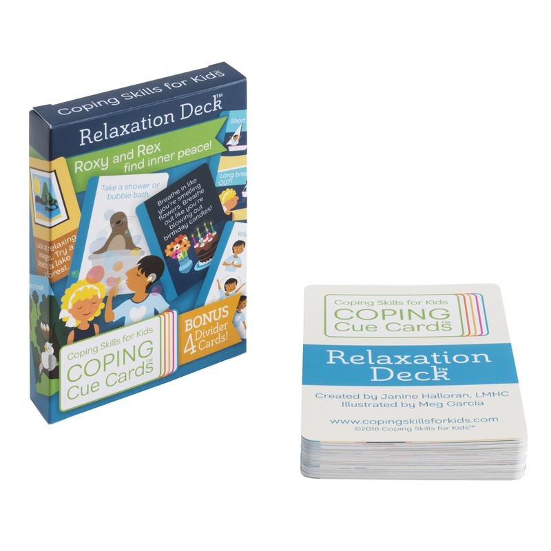 Picture of Coping Skills for Kids CSKCCREL Cue Cards Relaxation Deck