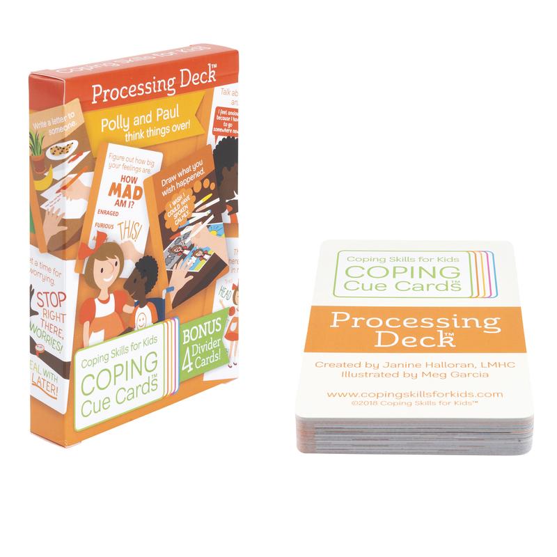 Picture of Coping Skills for Kids CSKCCPRO Cue Cards Processing Deck