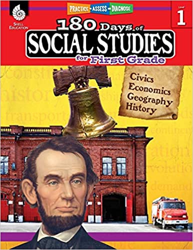 180 Days of Social Studies Book Set - Grade 1