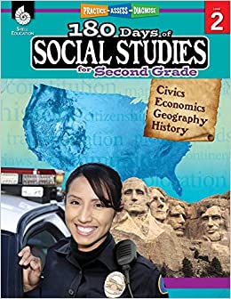 180 Days of Social Studies Book Set - Grade 2