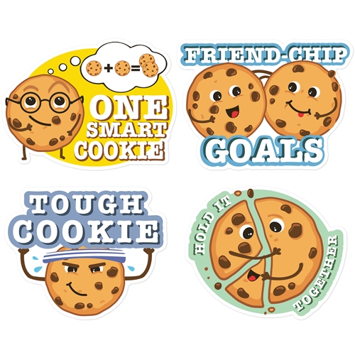 Picture of Eureka EU-628008-6 Chocolate Chip Cookie Scented Stickers - Pack of 6