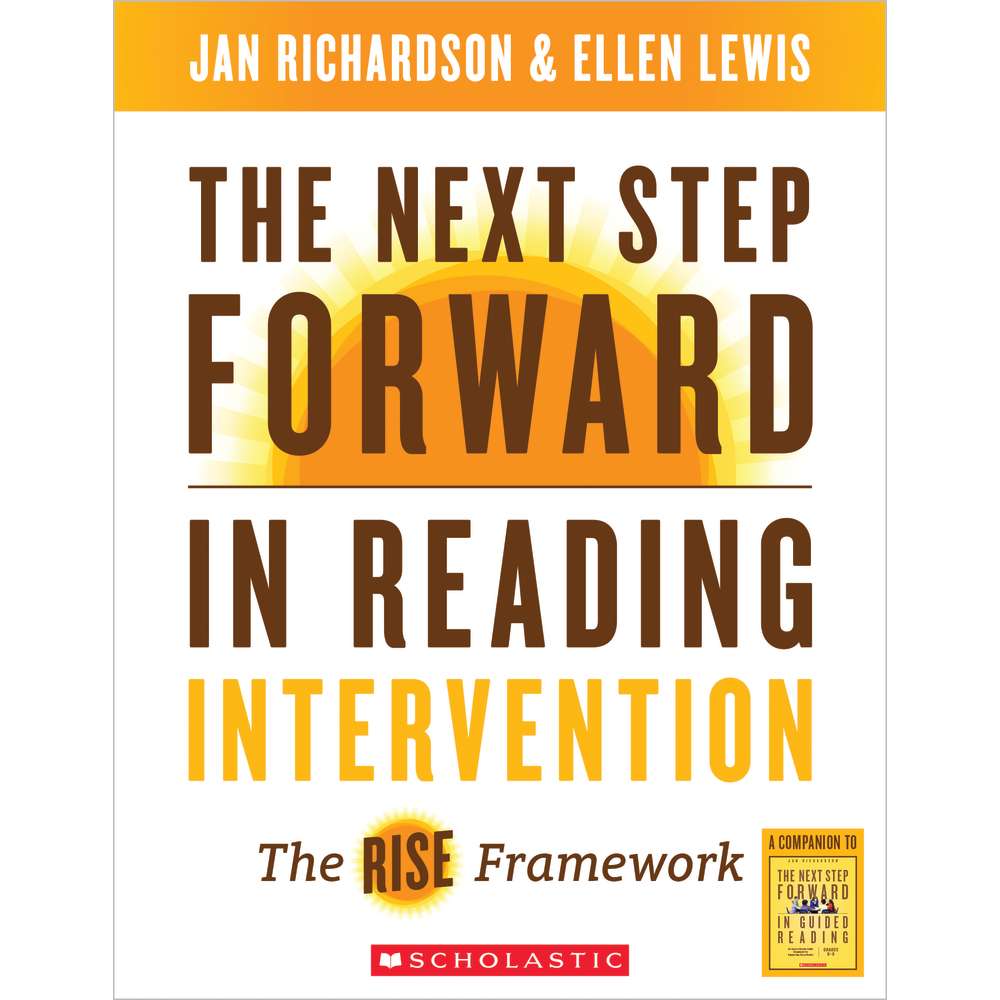 Picture of Scholastic Teaching Resources SC-867379 Intervention The Next Step Forward in Reading Guide Book