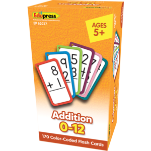 Picture of Teacher Created Resources TCR62027 Numbers 0-12 All Facts Addition Flash Cards