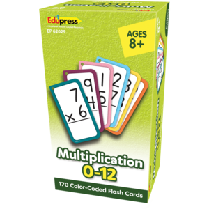 Picture of Teacher Created Resources TCR62029 Numbers 0-12 All Facts Multiplication Flash Cards