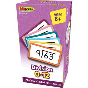 Picture of Teacher Created Resources TCR62030 Numbers 0-12 All Facts Division Flash Cards