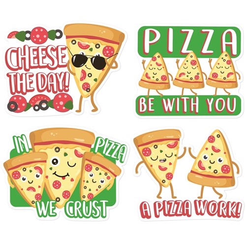 Picture of Eureka EU-628004 Jumbo Scented Pizza Stickers