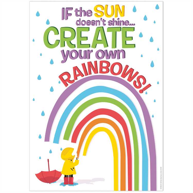 Picture of Eureka EU-837498 Create Your Own Rainbows Poster