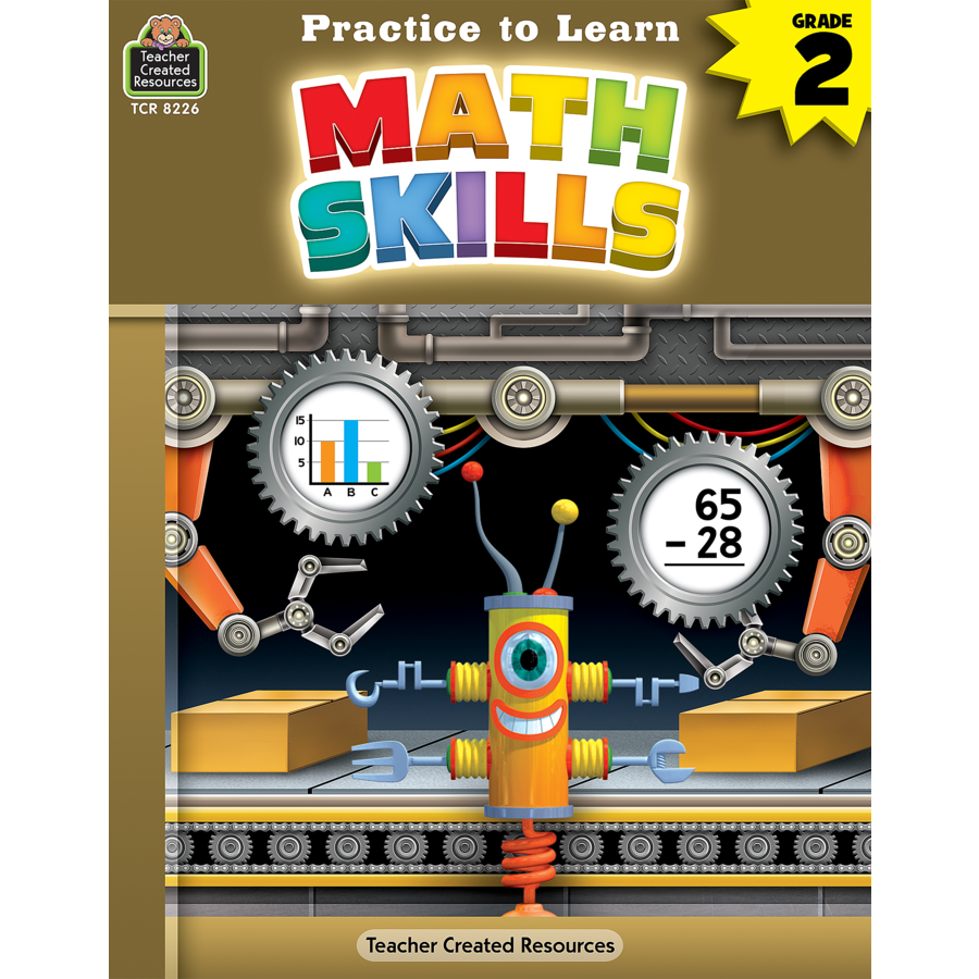 Picture of Teacher Created Resources TCR8226 Practice to Learn Math Skills Book