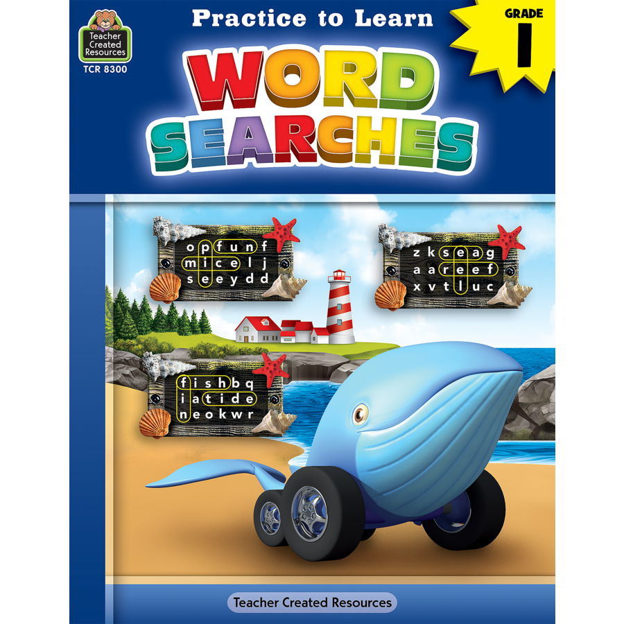 Picture of Teacher Created Resources TCR8300 Practice to Learn Word Searches Book