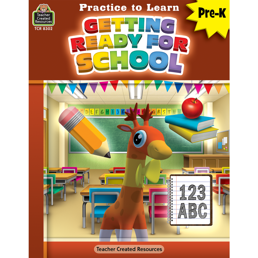 Picture of Teacher Created Resources TCR8302 Practice to Learn Get Ready for School Books