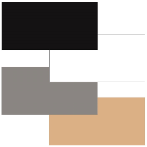 48 in. x 12 ft. Neutral Assorted Bulletin Board Art Paper - 4 Count