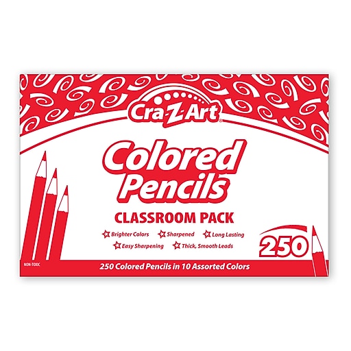 Picture of Larose Industries CZA740011 Colored Pencil Class Pack&#44; Assorted Color - Case of 250